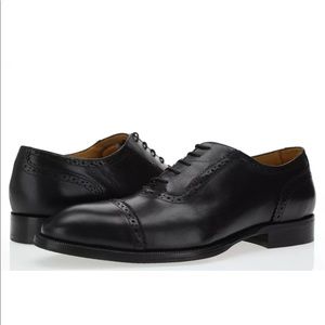 Mens VINCE CAMUTO Black Leather Dress Size 11.5